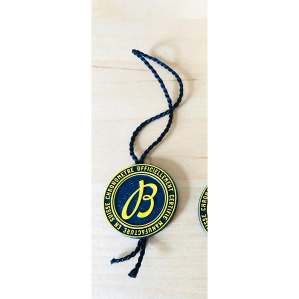 Breitling Hang Tag, Yellow,, For Luxury Breitling watches, Watch tag, price Tag